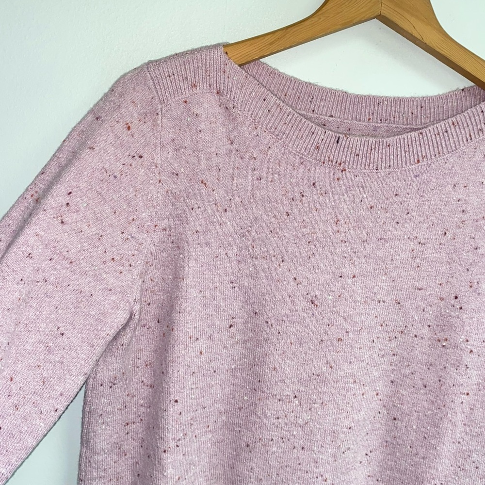 LOFT Pink Sweater, Size Large - Picture 6 of 11